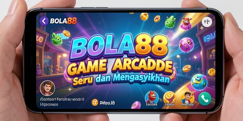 Gameplay menarik dalam BOLA88 dengan grafis yang cerah.