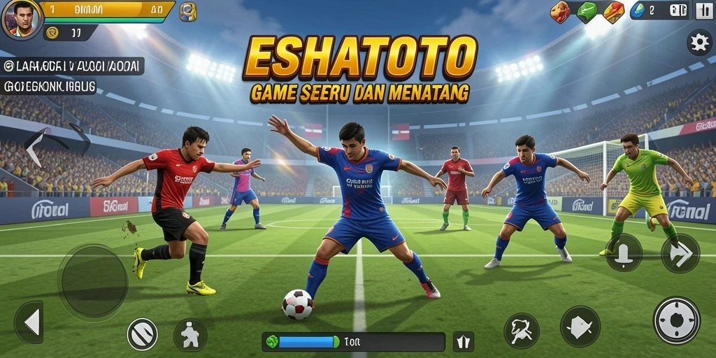 Tangkapan layar ESHATOTO menampilkan pertandingan olahraga yang seru.