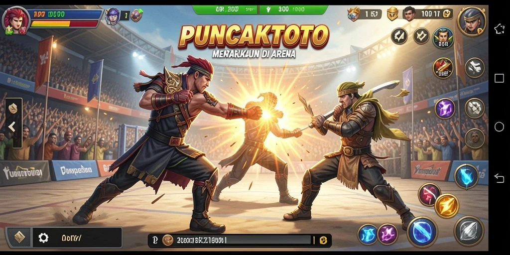 Gameplay seru dengan pertarungan dinamis dan karakter unik.