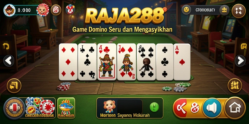 Tampilan gameplay RAJA288 yang seru dan menarik.