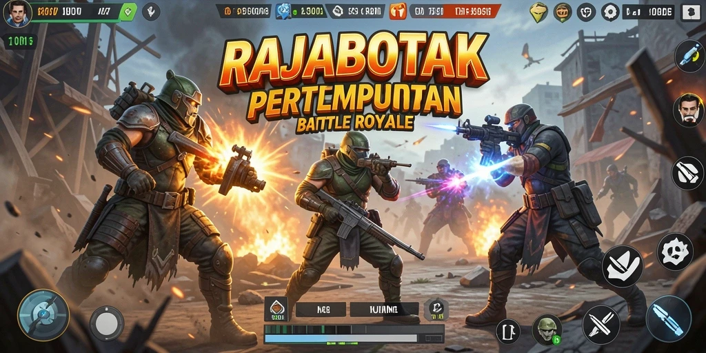 Tangkapan layar utama dari gameplay RAJABOTAK yang mendebarkan.