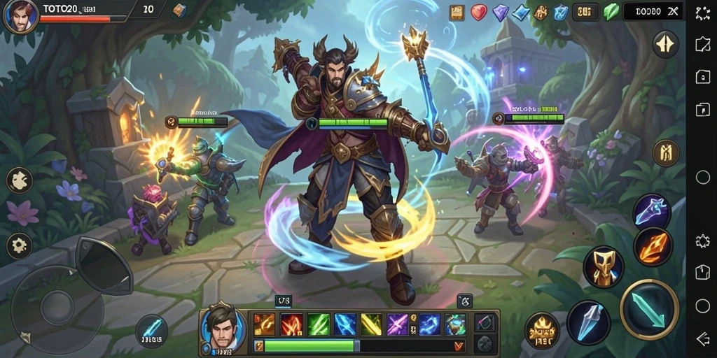 Tampilan epic dan seru dari gameplay TOTO20 yang memikat.