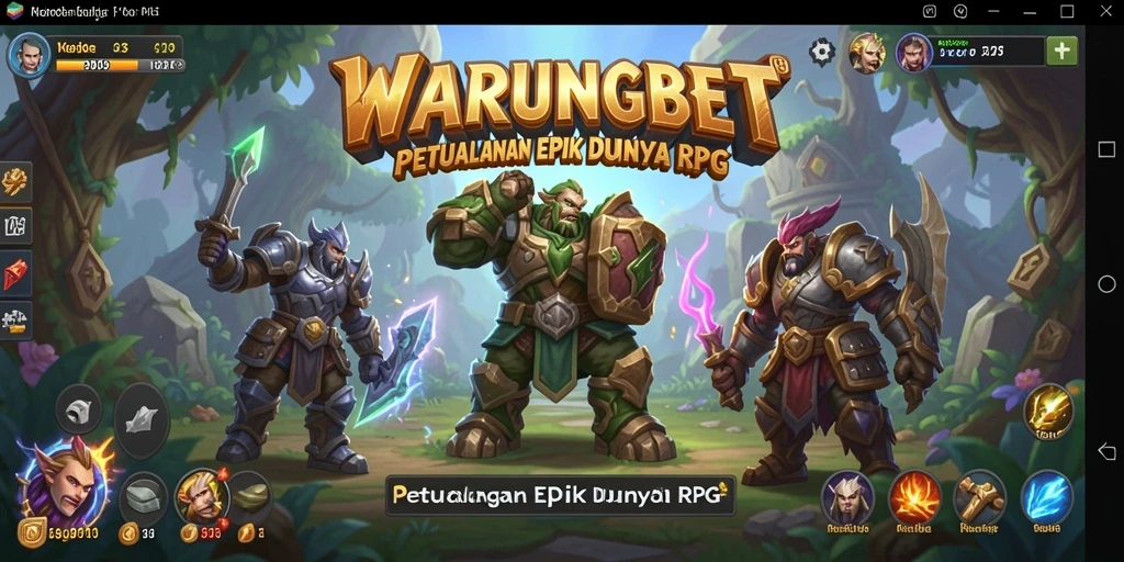 Tampilan gameplay RPG yang penuh aksi dan strategi.
